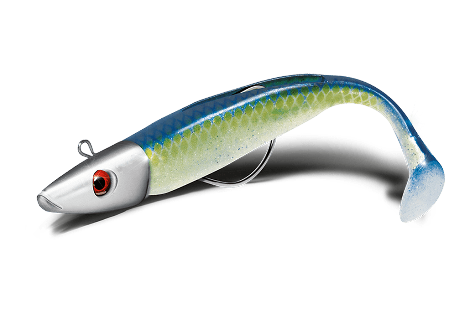 Delalande Pêche Spin Flex Trailer 21 G 19 Oran – Leurre Souple Renforcé Câble, Universel Pêche Prédateurs