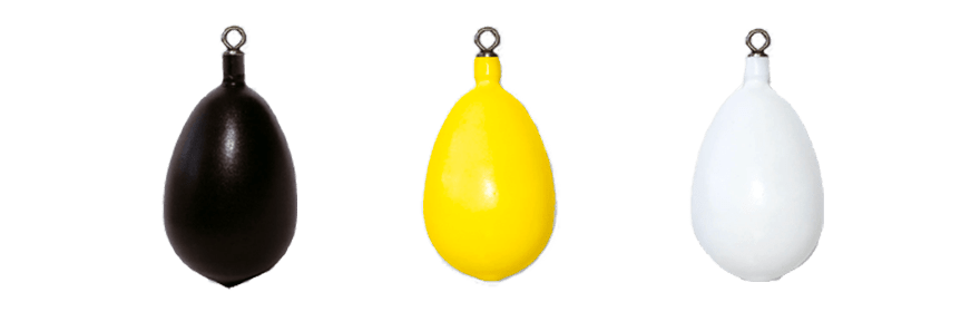 Plombs De Pêche Avec Émerillon – Caoutchoutés, Plastifiés – Pour Mer, Lac, Bateau (Bolentino) – Poids 100g - 3