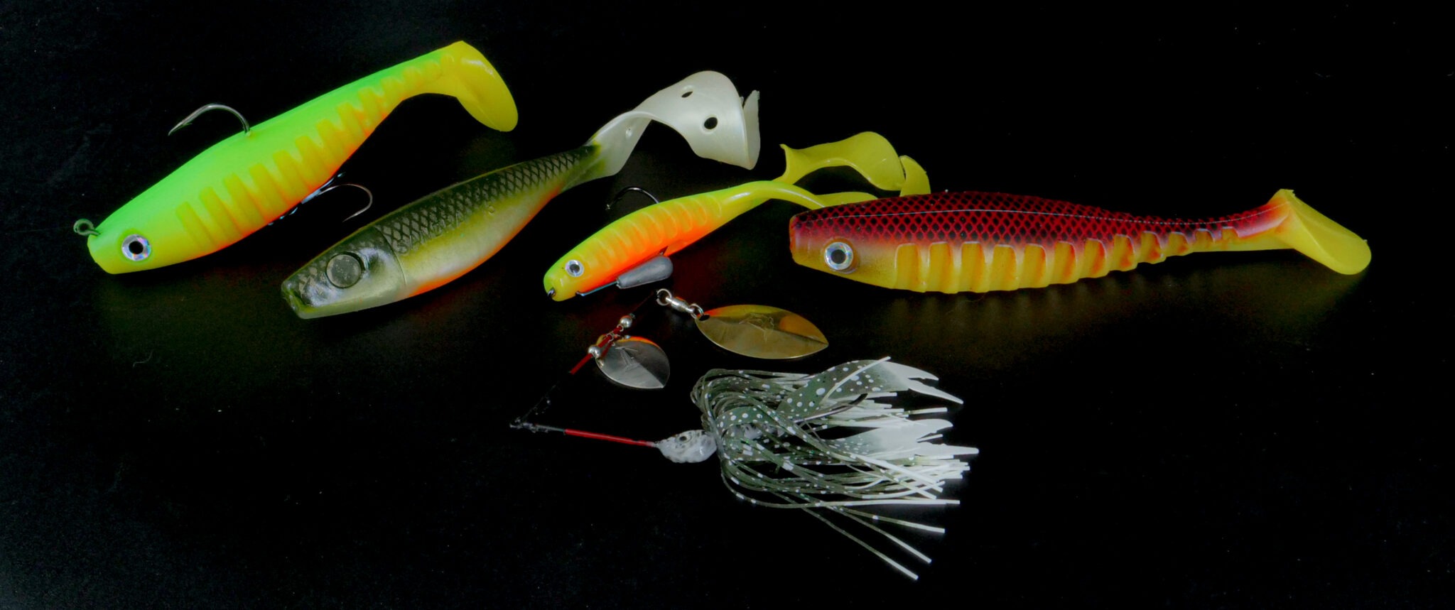 4 leurres souples Orka Gegule TS 9cm pêche mer rivière brochet sandre bar lieu